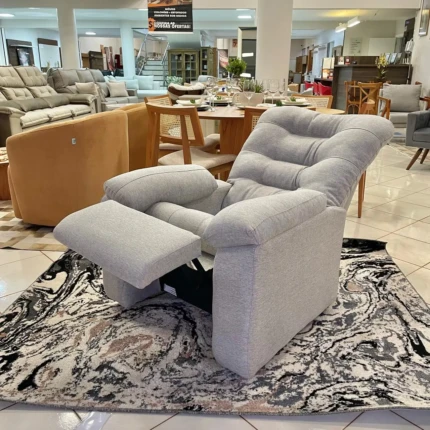 Poltrona Reclinavel Papai Onix Linho (3035)