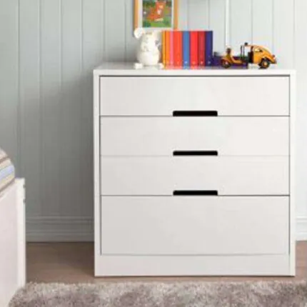 Comoda 91cm 4 Gavetas S824 Branco (3481) - Imagem 5