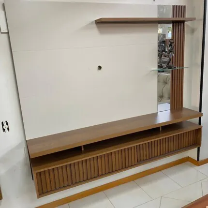 Painel 1,82m Maragogi Ripado com Espelho (3444) - Imagem 5