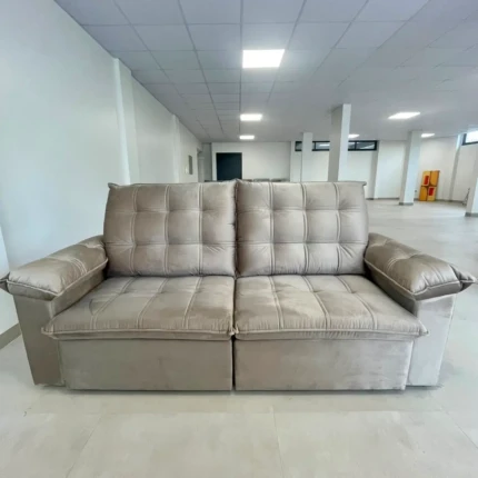 Sofá 2,20m Halland Veludo Soft Bege (1743) - Imagem 4