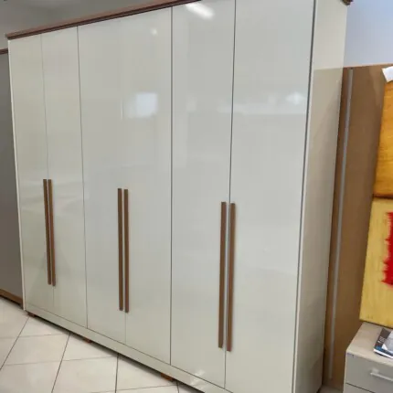 Roupeiro 2,56m 6 Portas Verona Off White (759) - Imagem 5