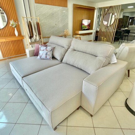 Sofa 2,60m Taylor Enele em Linho (1277) - Imagem 3
