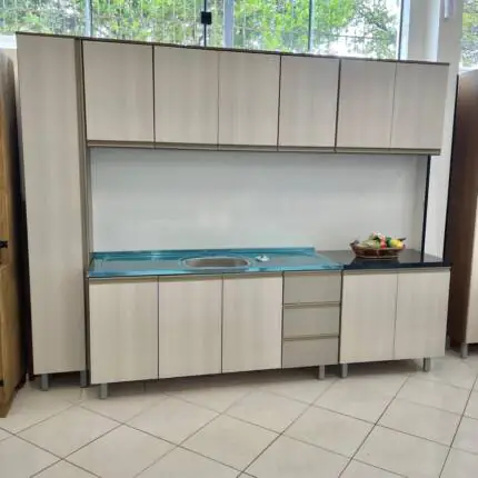 Cozinha 2,75m Luana 100% MDF (2116)