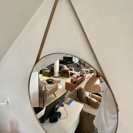 Espelho Redondo com Alça 92cm x 60cm (4891) - Imagem 4