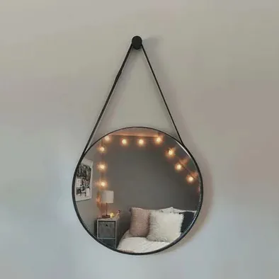 Espelho Redondo com Alça 92cm x 60cm (5054)