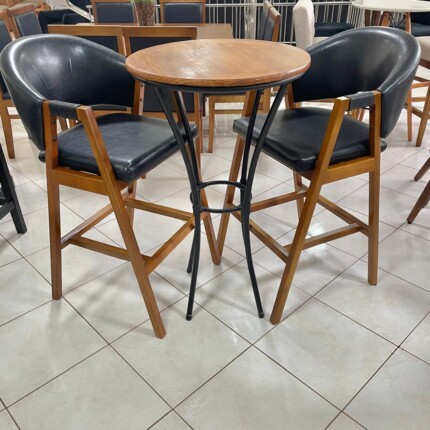 Kit Mesa Bistro com 2 Banquetas Dora com Braços (4376-5926) - Imagem 3