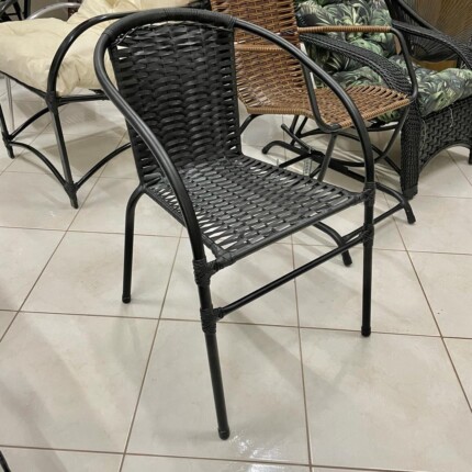 Mesa Redonda 80cm com Vidro (1454) com 4 Cadeiras Happy Hour (1454) - Imagem 7