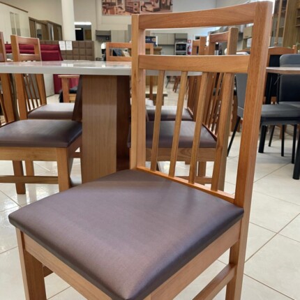 Mesa Celeste Quartzo 1,70m (5472) com 6 Cadeiras Paris (4122) - Imagem 6