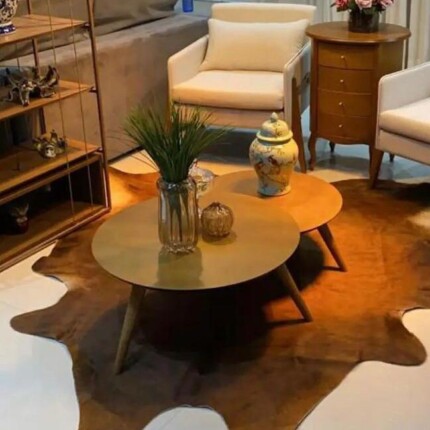 Tapete Couro Pele Natural 2,10m x 1,70m (4179) - Imagem 2