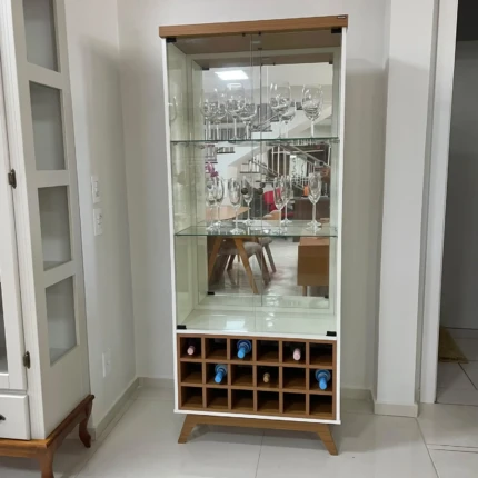 Cristaleira C712 74cm com LED e 100% MDF (5300) - Imagem 4