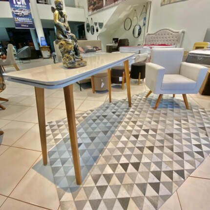 Aparador 1,36m Zury Off White com Pé Madeira (606) - Imagem 6