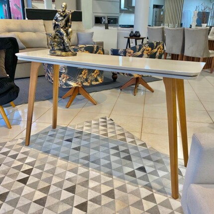 Aparador 1,36m Zury Off White com Pé Madeira (606) - Imagem 7