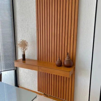 Aparador 136cm com Painel Ripado (664)