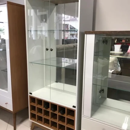 Cristaleira C712 74cm com LED e 100% MDF (5300) - Imagem 4