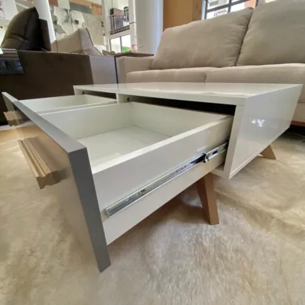 Mesa de Centro com 2 Gavetas TB716 MDF (1133) - Imagem 4