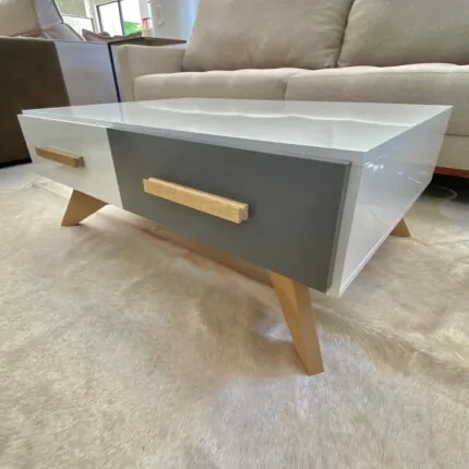 Mesa de Centro com 2 Gavetas TB716 MDF (1133) - Imagem 5