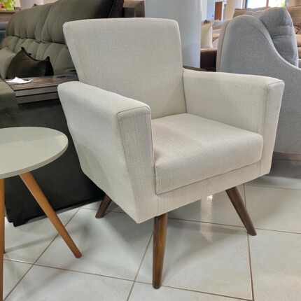 Poltrona Duna Assento com Pillow – Tecido Linho (3696) - Imagem 3