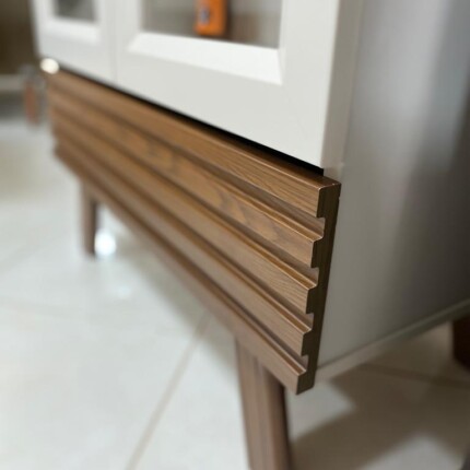 Cristaleira Marsala 71cm com Ripado (363) - Imagem 3