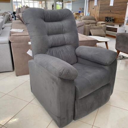 Poltrona Reclinavel Papai Onix Cinza (5524)