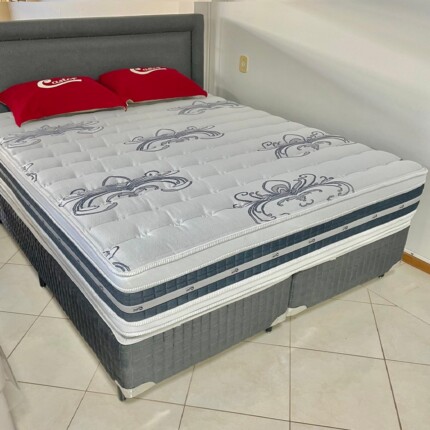 Cj. Box Casal 1,38m Castor Silver Air - Conforto Médio/Firme (6470) - Imagem 6