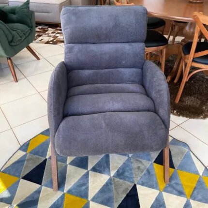 Poltrona Tonia Extra Macia Tecido Chumbo (2793) - Imagem 2