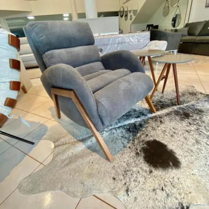 Poltrona Tonia Extra Macia Tecido Chumbo (2793) - Imagem 1