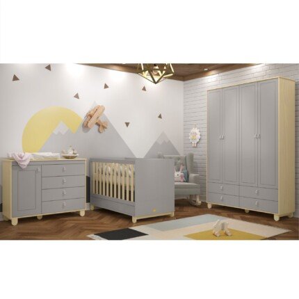 Quarto Infantil Rope 4 Portas - 03 Peças - Imagem 1