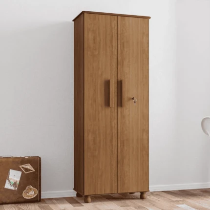 Armário 70cm Multiuso 2 Portas Torino Cedro com Chave (3177)