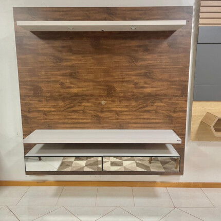Painel 1,80m TB107E em MDF NOBRE com Espelhos (4878) - Imagem 6
