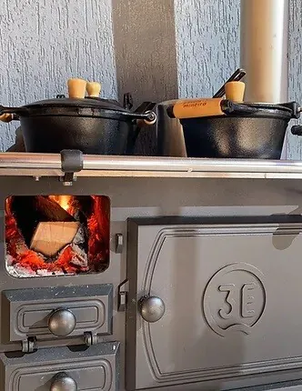 Fogão a Lenha de Nº 1 FERRO - Direita - 3E (2152) - Imagem 2