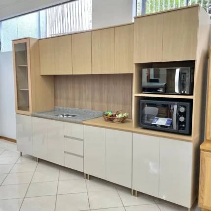 Cozinha 3,20m 100% MDF Florença Off White (5020)