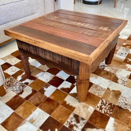 Mesa de Centro em Madeira Demolição 63cm (5281) - Imagem 4