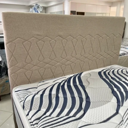 Cabeceira Casal 1,40m Avaron 3D Linho (4682)