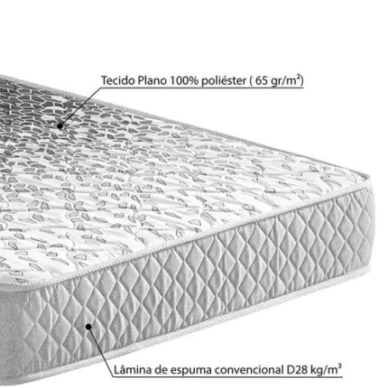 Solteiro - Colchão D-28 88 x 17cm (6423) - Imagem 4