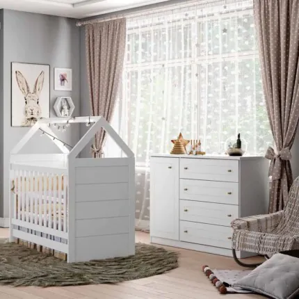 Berço e Mini-Cama Montessoriano Americano (668) - Imagem 6
