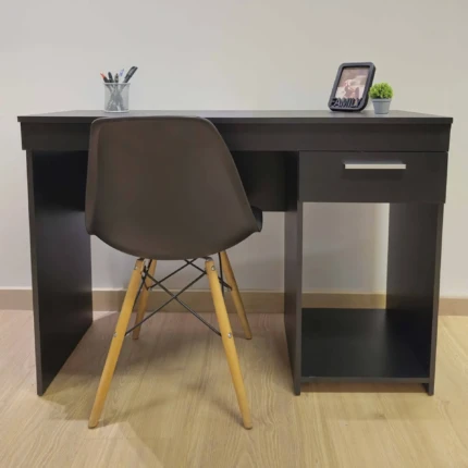 Mesa Escritorio 1,08m Preto 1 Gaveta (278)