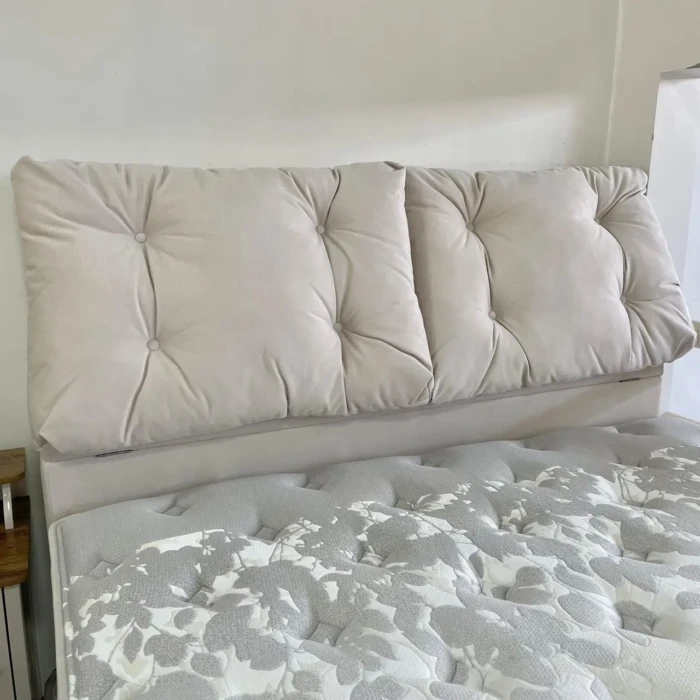 1,60m - Copenhagem LEITURA com BAÚ e PILLOW TOP MACIO Tecido 3065 Bege (CD 4473) 2026 (4)