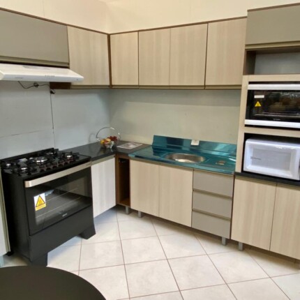 Cozinha Canto 2,10m x 2,60m Luana 100% MDF Modulada (2116-6) - Imagem 3