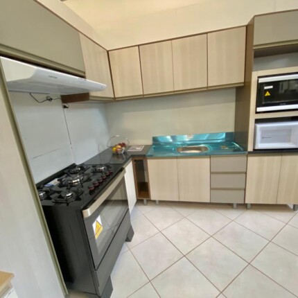 Cozinha Canto 2,35m x 2,60m Luana 100% MDF Modulada (2116-7) - Imagem 3