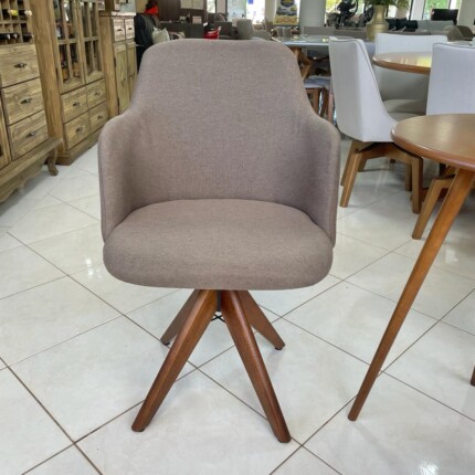 Poltrona Slim Giratoria em tecido Linho Pet (990) - Imagem 1