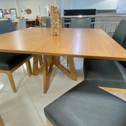 Mesa Madri 1,50m x 1,50m (4904) com 8 Cadeiras Kyara Impermeável (1158) - Imagem 3