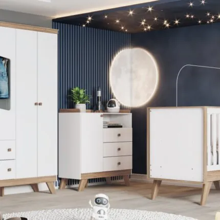 Quarto Infantil Confete 4 Portas - 03 Peças - Imagem 3