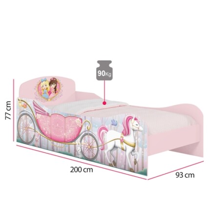 Cama Solteiro Princesas na Floresta (4089) - Image 2