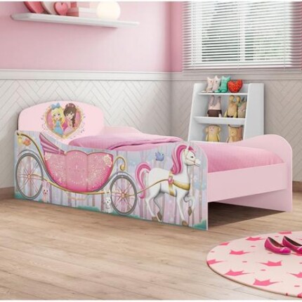 Cama Solteiro Princesas na Floresta (4089) - Image 1
