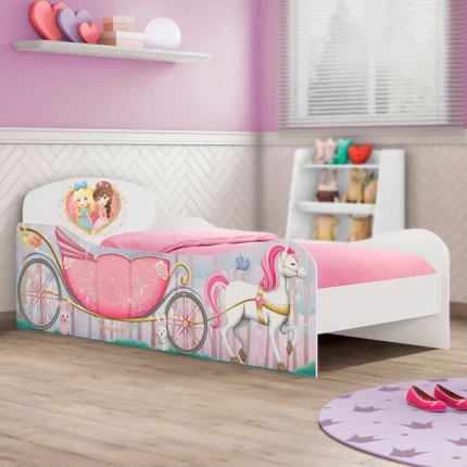 Cama Solteiro Princesas na Floresta (4089)