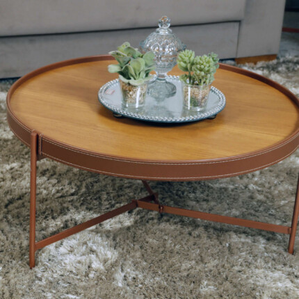 Mesa de Centro Aqua G 71cm Nature (1004) - Imagem 4
