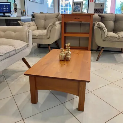 Mesa de Centro em Madeira Bella 93cm (4088) - Imagem 2