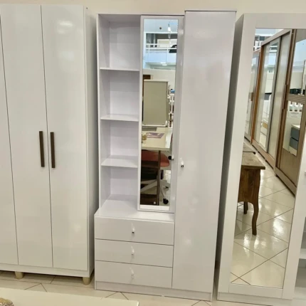 Multiuso 2 Portas com Espelho 80cm Doha (5423)