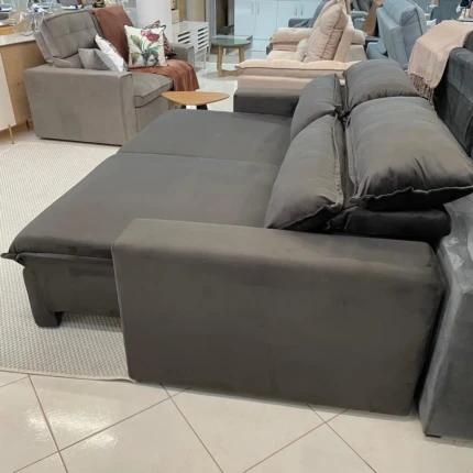 Sofa 2,50m Trieste Veludo Escuro (3114) - Imagem 5