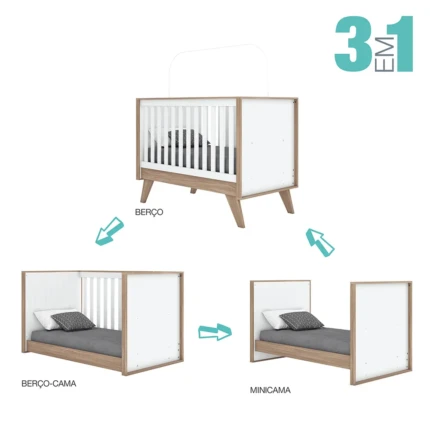 Quarto Infantil Confete 4 Portas - 03 Peças - Imagem 5